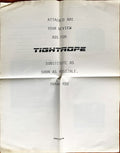 Tightrope, pressbook 1984 Clint Eastwood