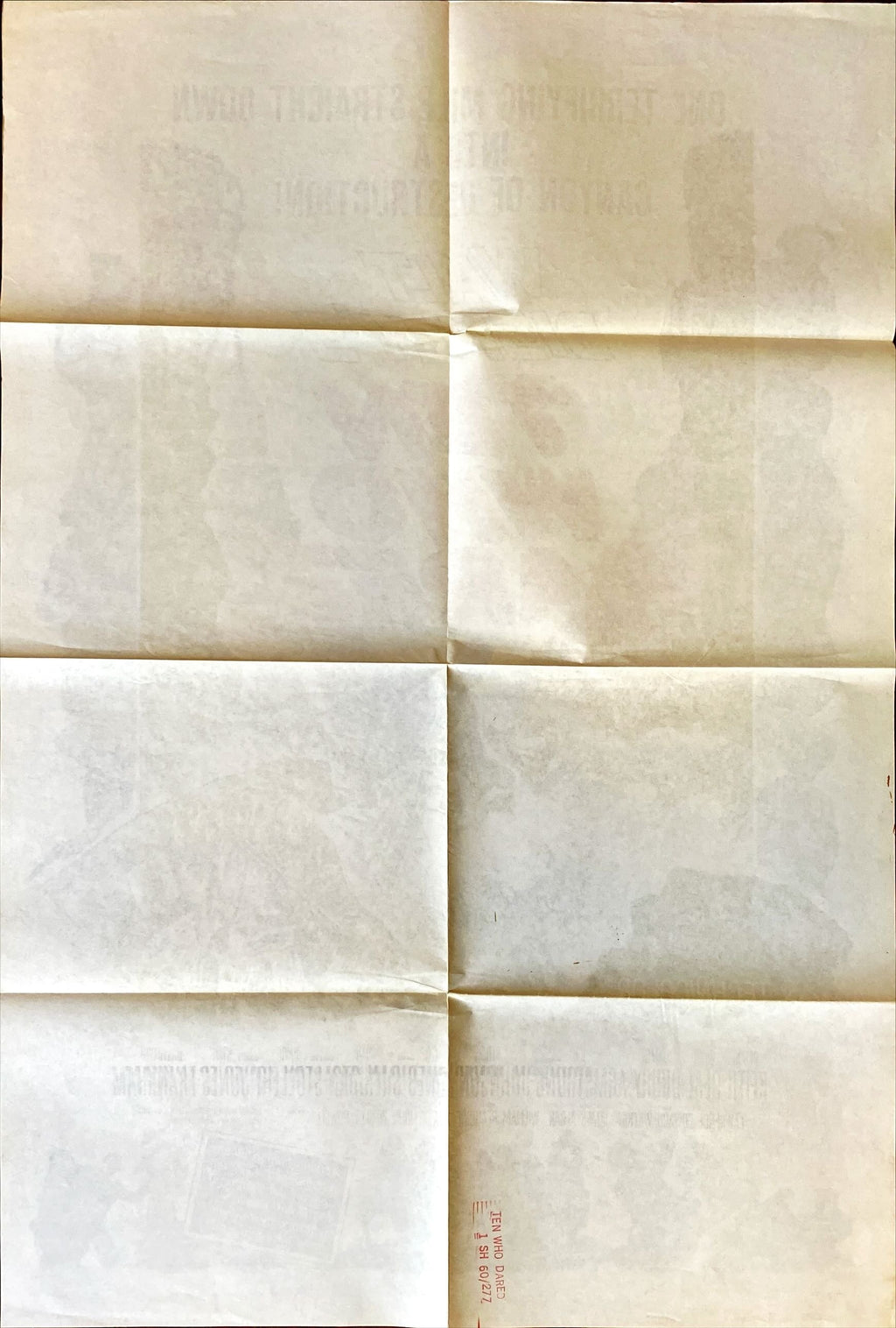 #230 Disney's Ten who Dared One sheet poster '60 - Rare - PosterCollectors.xyz