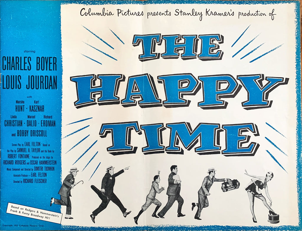 The Happy Time,  pressbook '52 Charles Boyer, Louis Jourdan