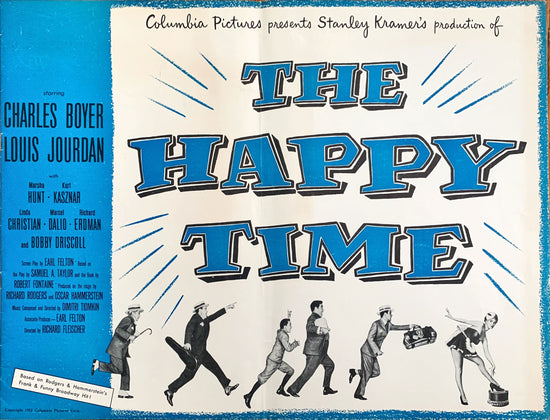 The Happy Time,  pressbook &