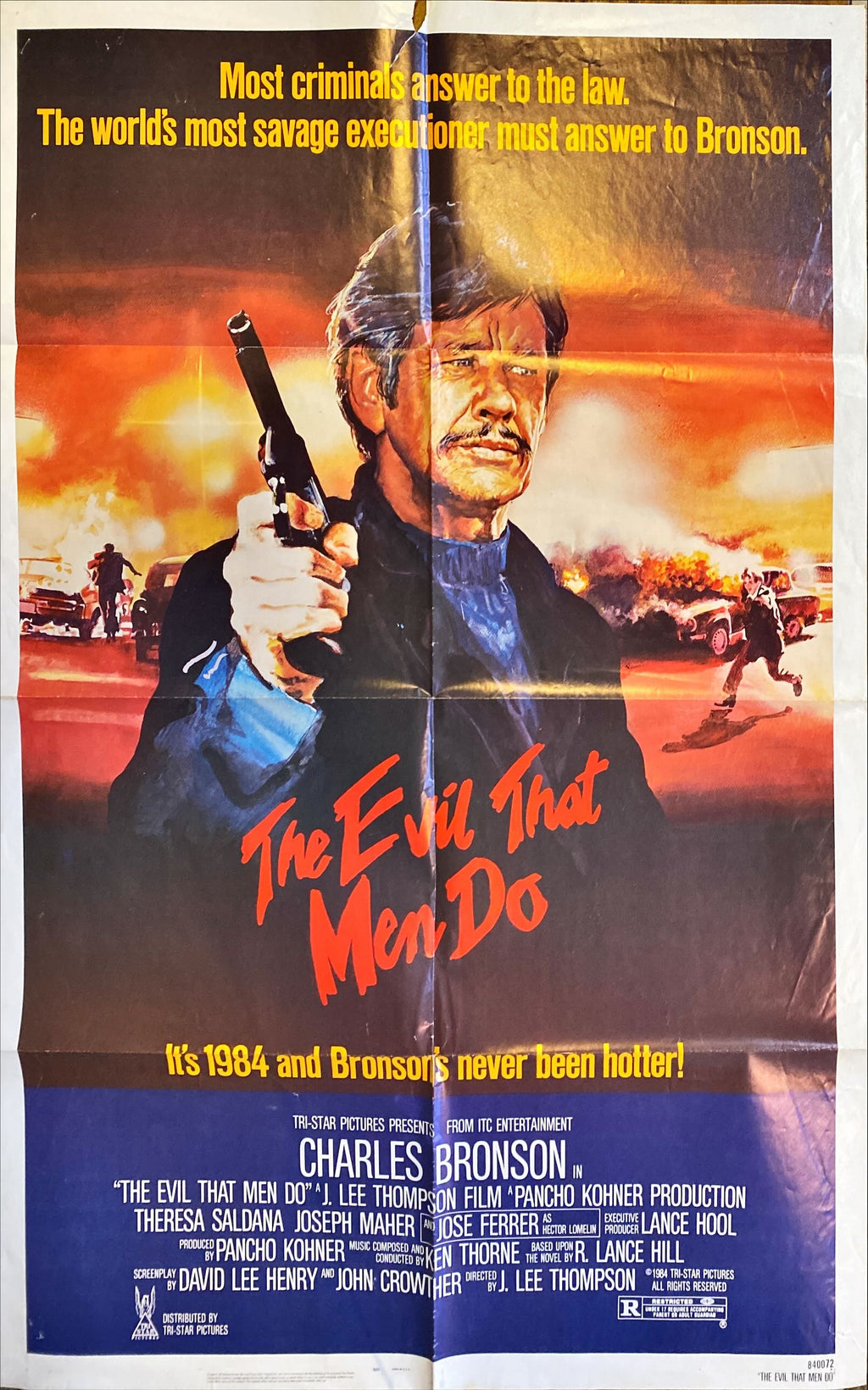 #107 Evil That Men Do 1984 Original Movie Poster - PosterCollectors.xyz