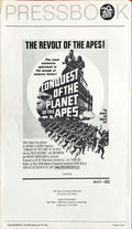 #615 CONQUEST OF THE PLANET OF THE APES pressbook 1972 Roddy McDowall