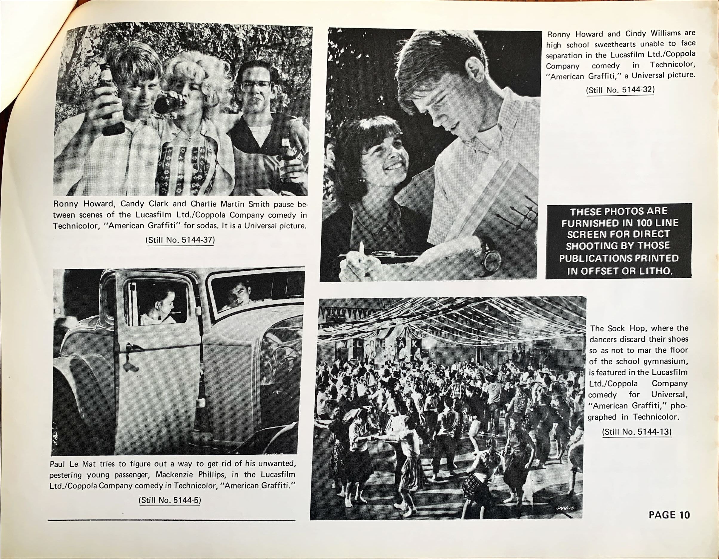 American Graffitti (1973) Pressbook