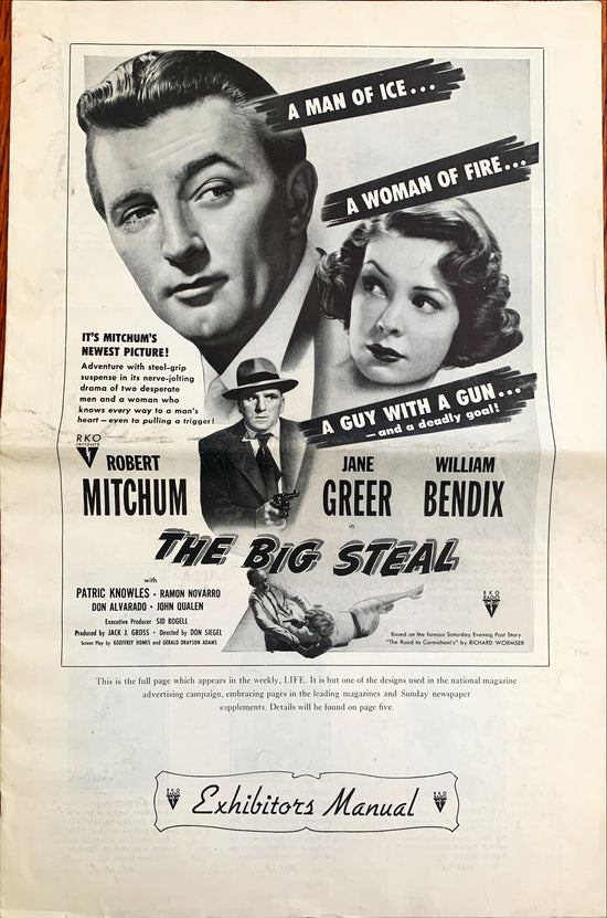 Big Steal (1949) Pressbook