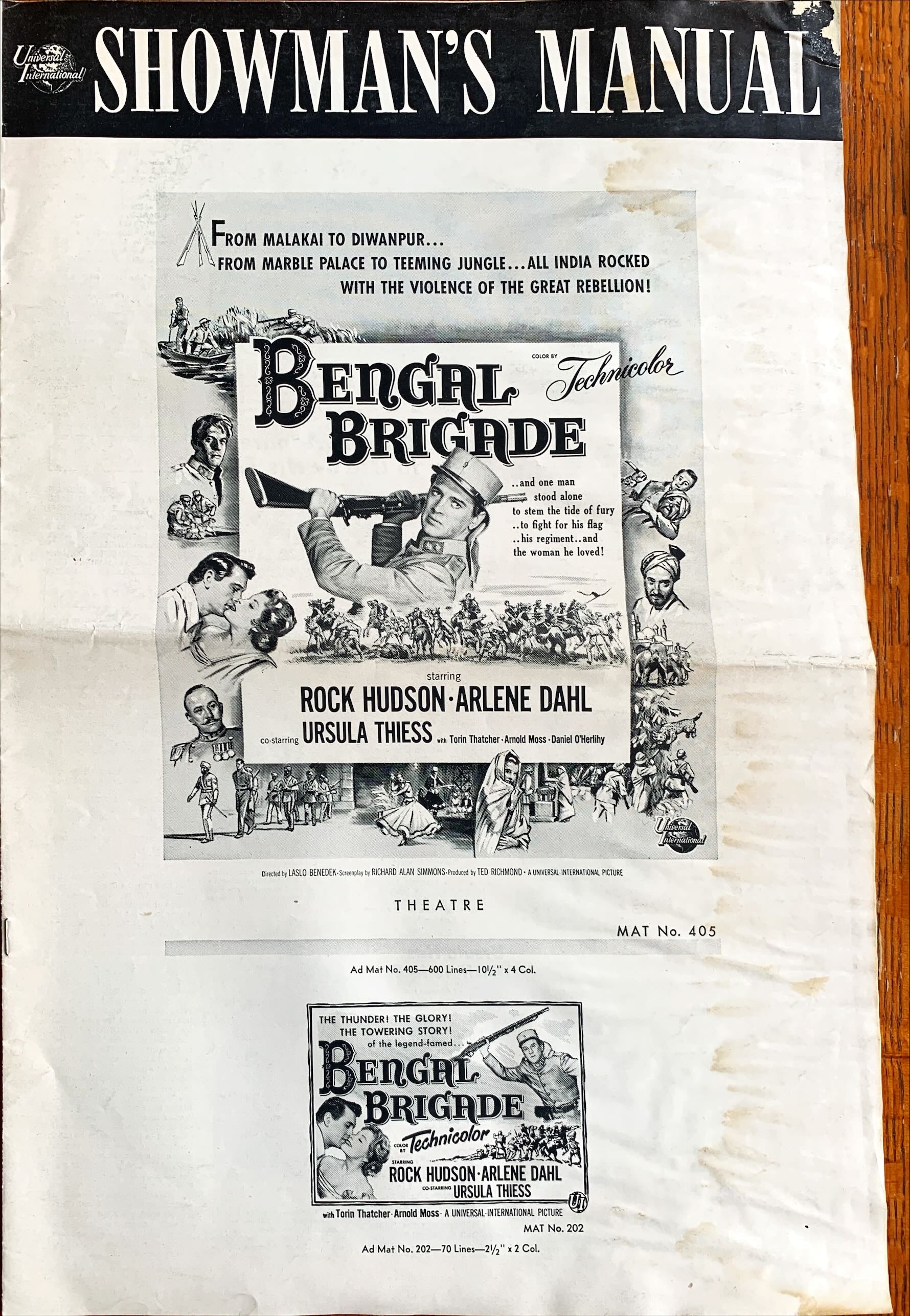 Pressbook Bundle (1950) 27x Pressbooks