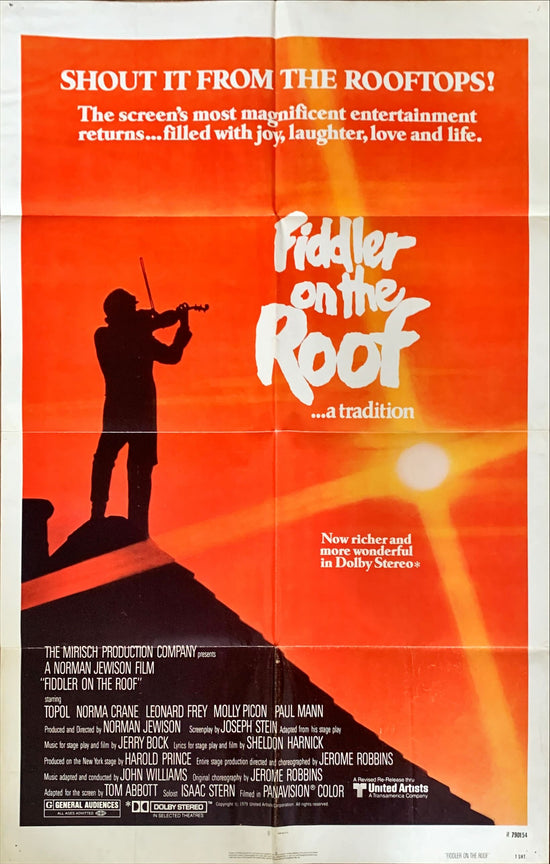 Fiddler on the Roof, 1sh R79