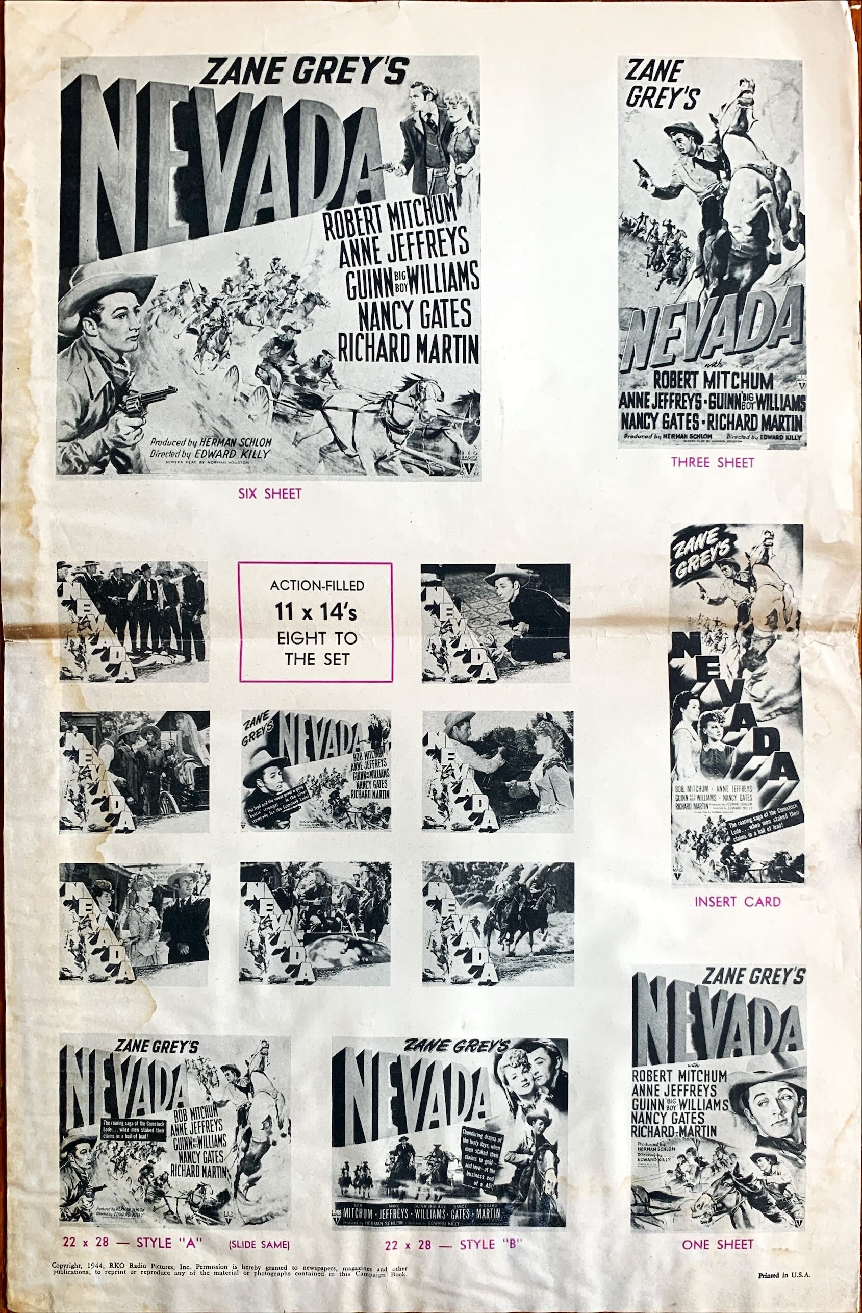 Pressbook Bundle (1950) 27x Pressbooks