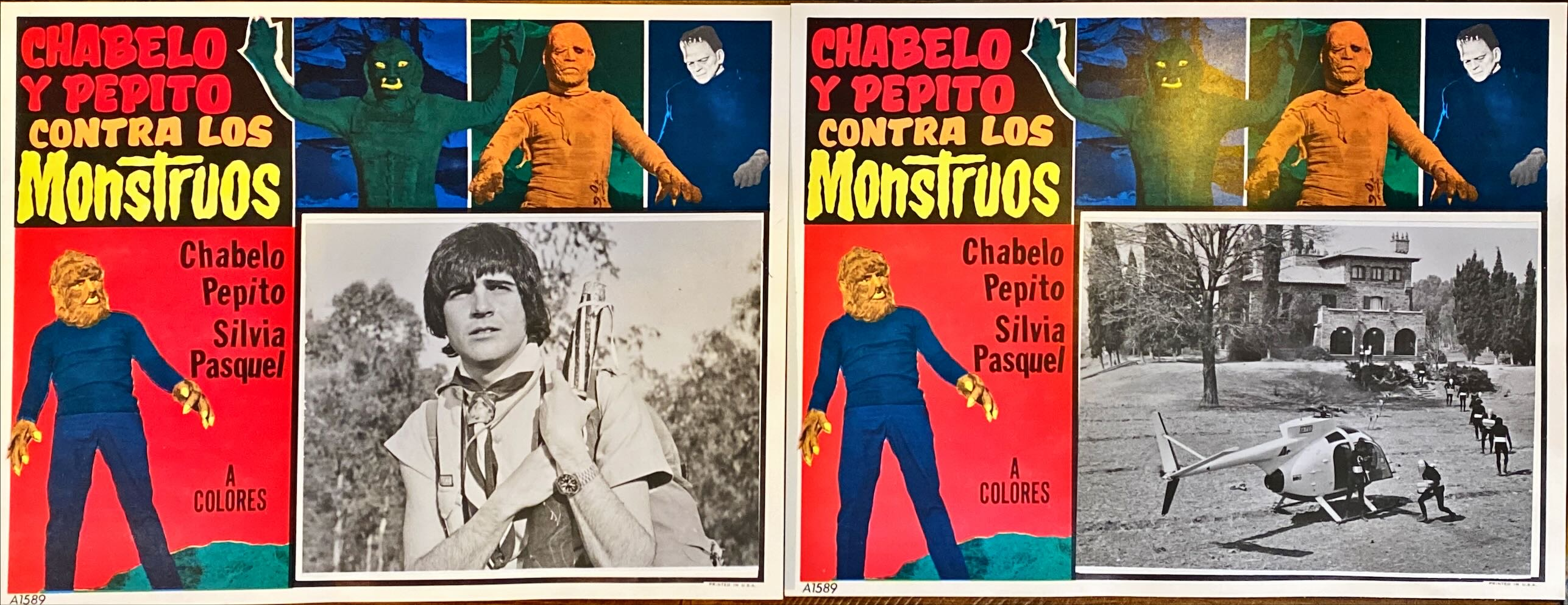 Chabelo y Pepito contra los Monstruos Mexican Lobby Cards - PosterCollectors.xyz