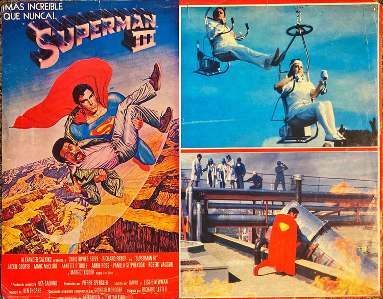 (240) Superman 3 - 4 Mexican Lobby Cards - PosterCollectors.xyz