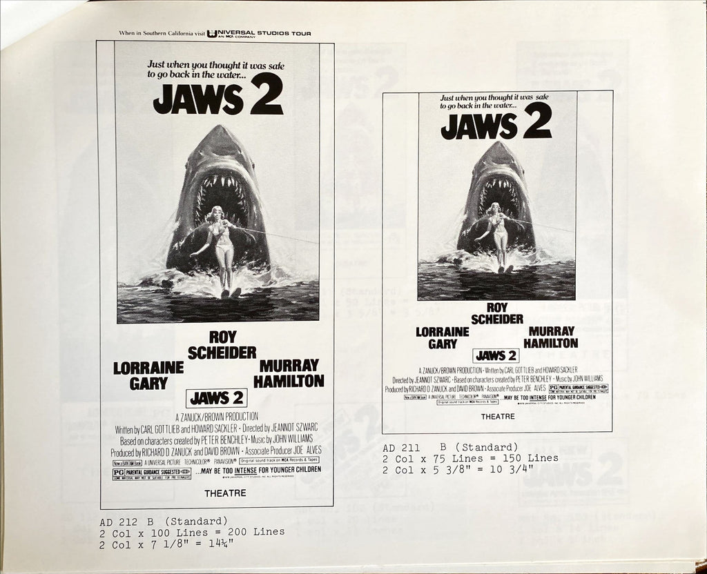 #219 JAWS 2 pressbook '78 - PosterCollectors.xyz