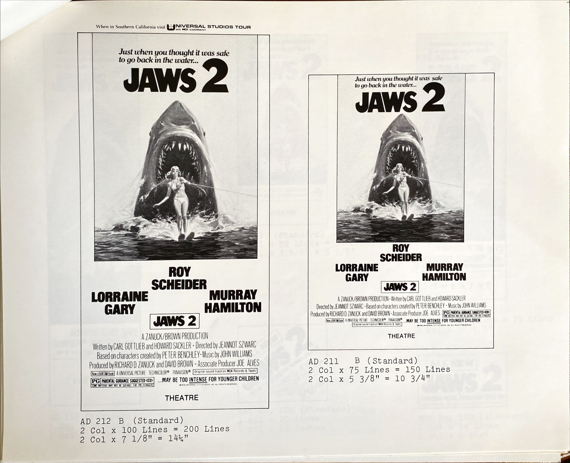 #219 JAWS 2 pressbook '78 - PosterCollectors.xyz
