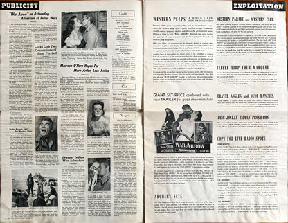 War Arrow,  Pressbook 1954
