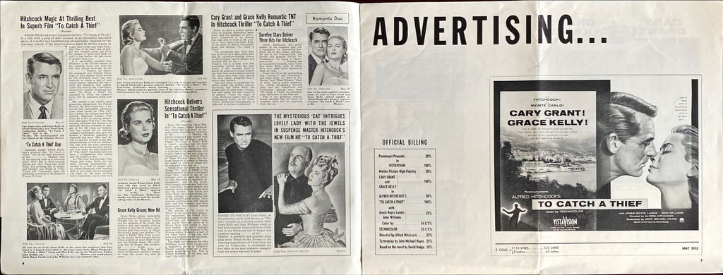 (37) TO CATCH A THIEF pressbook '55 - PosterCollectors.xyz