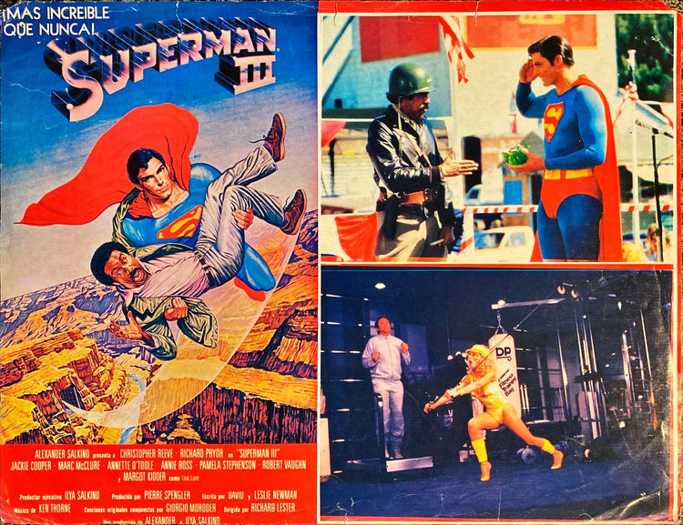 (240) Superman 3 - 4 Mexican Lobby Cards - PosterCollectors.xyz