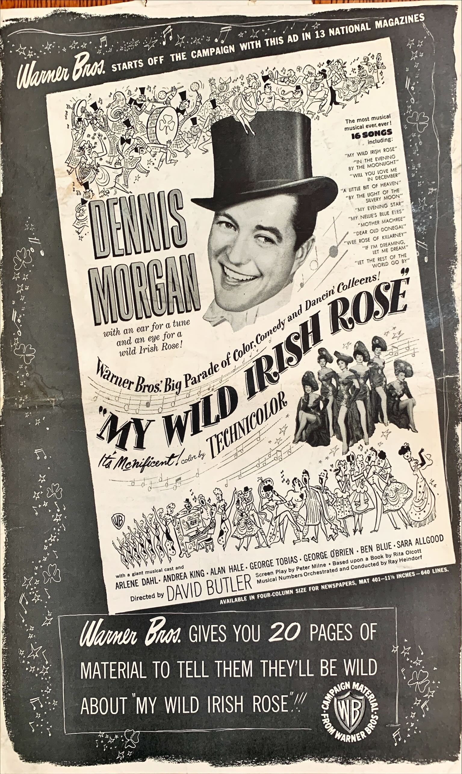 Pressbook Bundle (1950) 27x Pressbooks