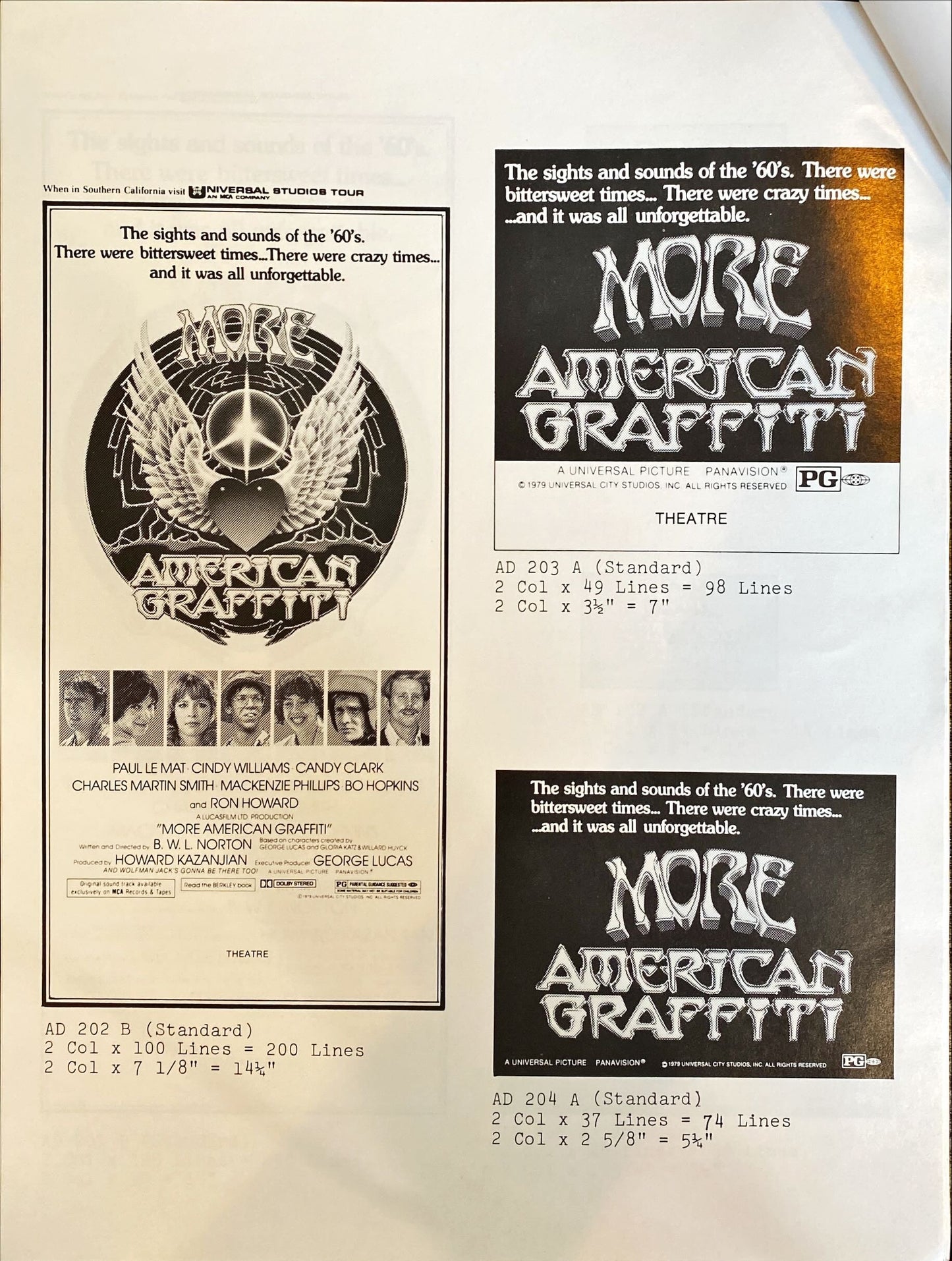 (220) MORE AMERICAN GRAFFITI Press Book '79 - PosterCollectors.xyz