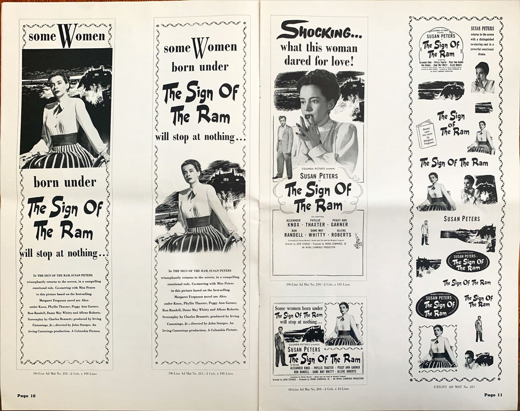Sign of the Ram, Pressboook '48 John Sturges