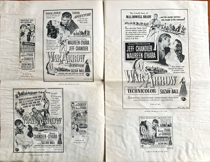War Arrow,  Pressbook 1954