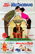#664 UGLY DACHSHUND 1sh 1966 Walt Disney