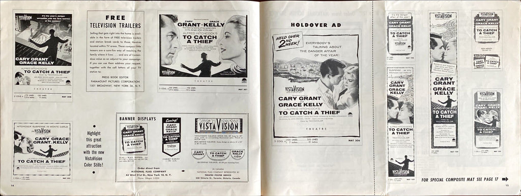 (37) TO CATCH A THIEF pressbook '55 - PosterCollectors.xyz