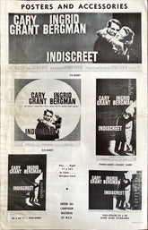 (255)  INDISCREET pressbook 1958 - Hitchcock (No Cuts) - PosterCollectors.xyz