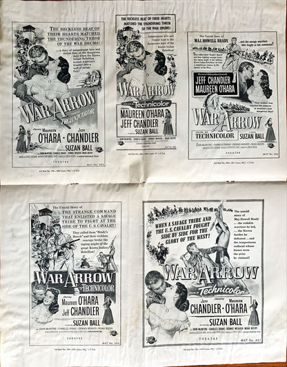 War Arrow,  Pressbook 1954