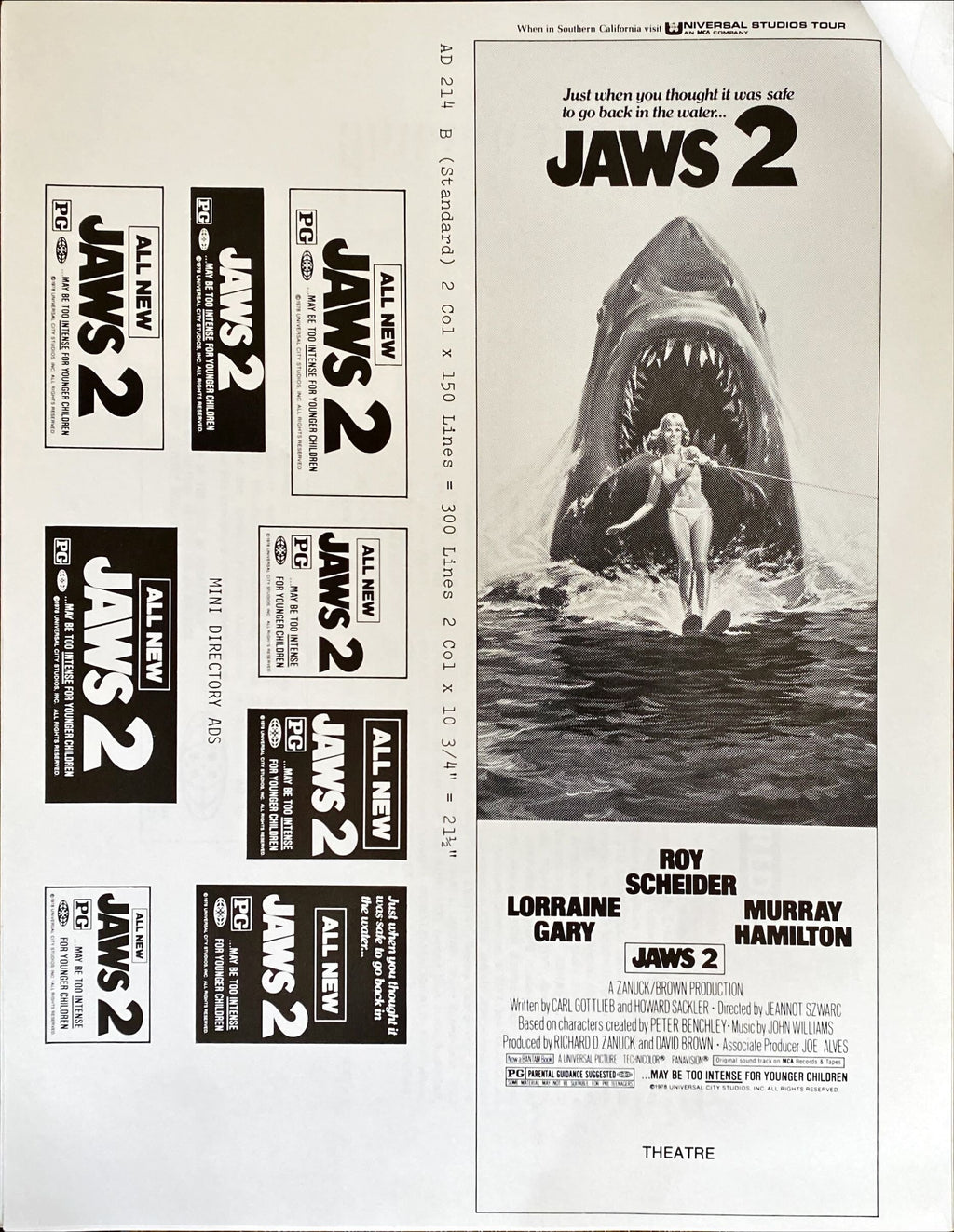 #219 JAWS 2 pressbook '78 - PosterCollectors.xyz