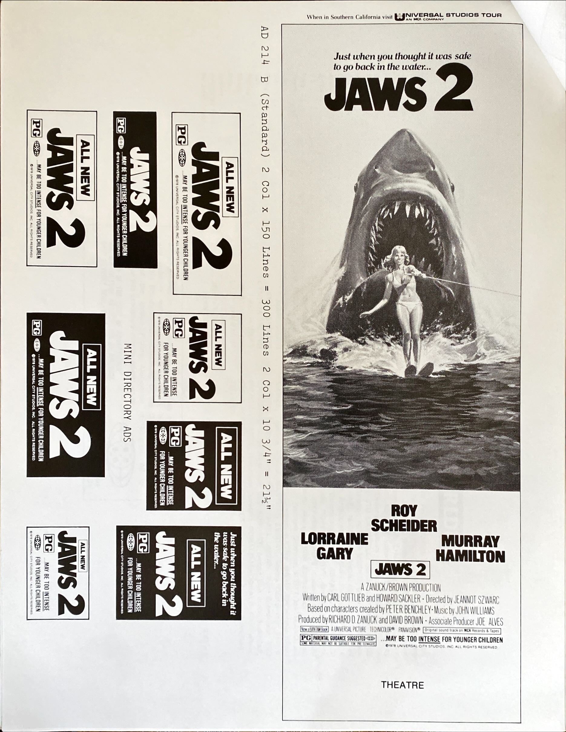 #219 JAWS 2 pressbook '78 - PosterCollectors.xyz