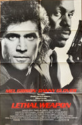 #667 LETHAL WEAPON 1sh 1987 -Mel Gibson-
