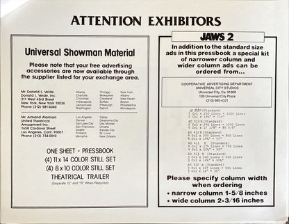 #219 JAWS 2 pressbook '78 - PosterCollectors.xyz