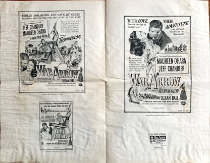 War Arrow,  Pressbook 1954