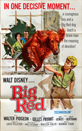 #678 BIG RED 1 sheet 1962 Disney