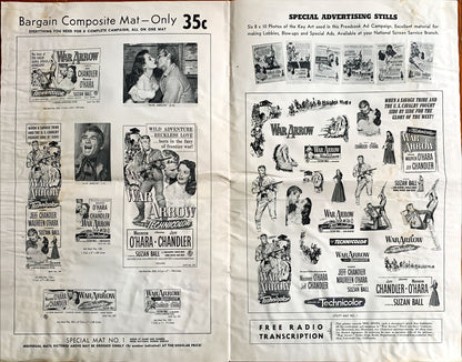 War Arrow,  Pressbook 1954