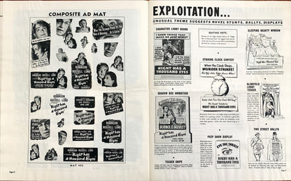 Night Has a Thousand Eyes (1948) Pressbook