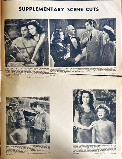 (259)TARZAN'S NEW YORK ADVENTURE pressbook 1942 - PosterCollectors.xyz
