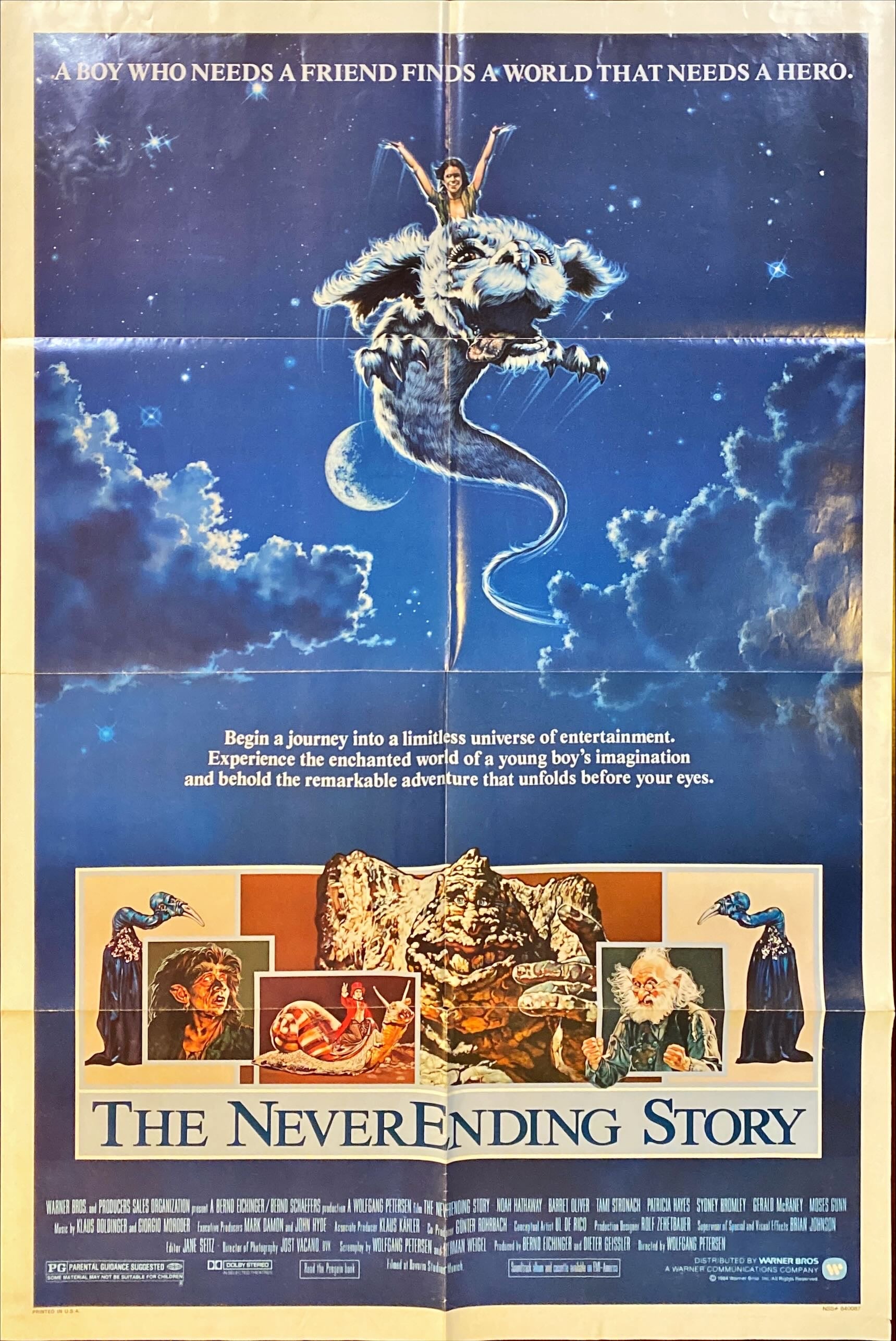 (31) NEVERENDING STORY 1 sheet movie poster 1984 - PosterCollectors.xyz