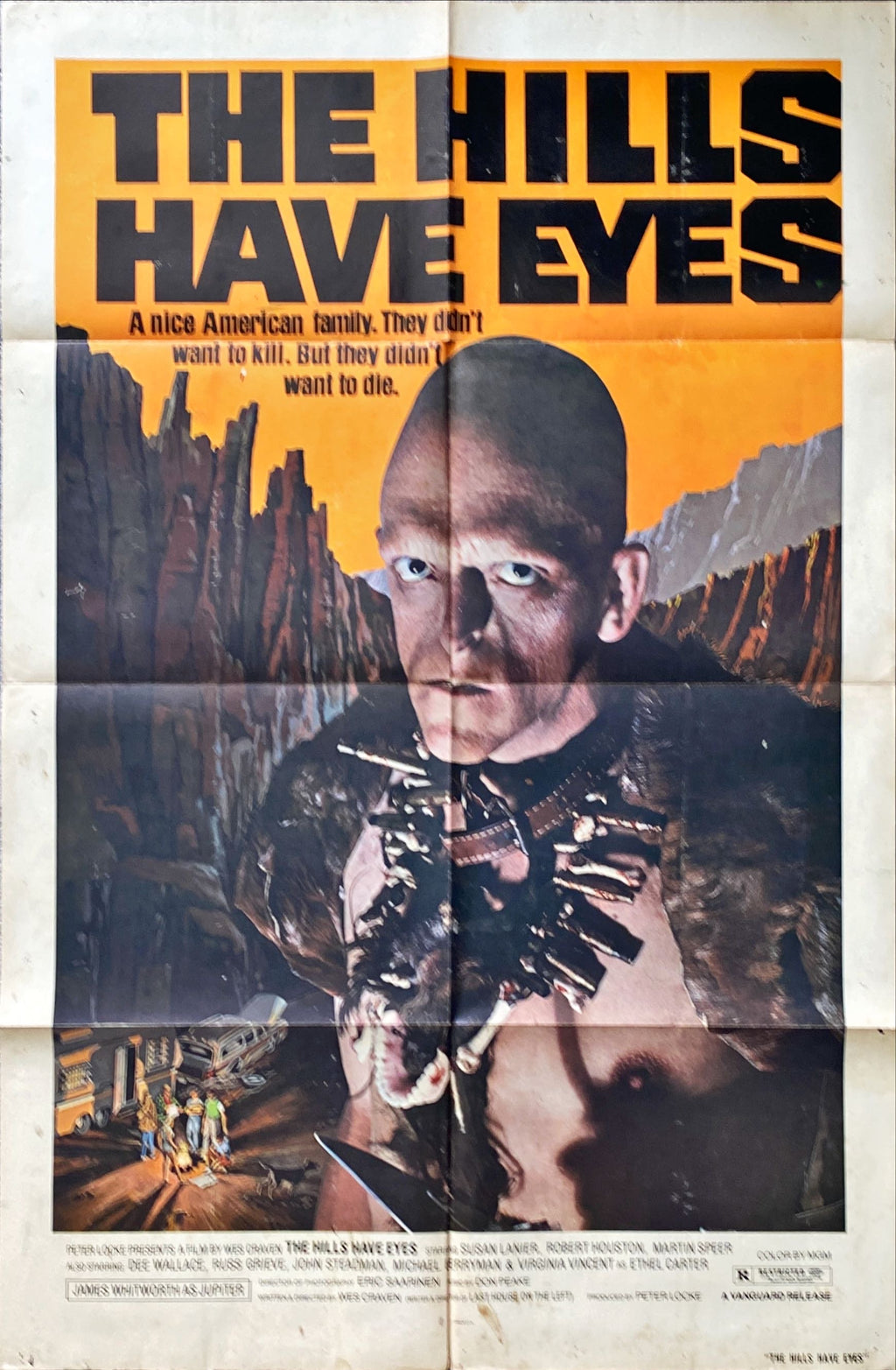 #709 - The Hills have Eyes - Good condition one sheet