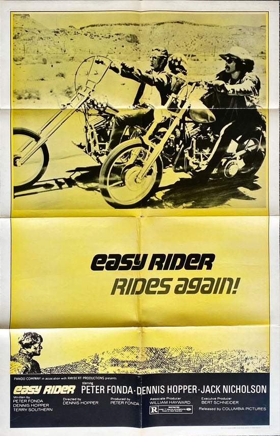 Easy Rider (1969) One Sheet Movie Poster - R&