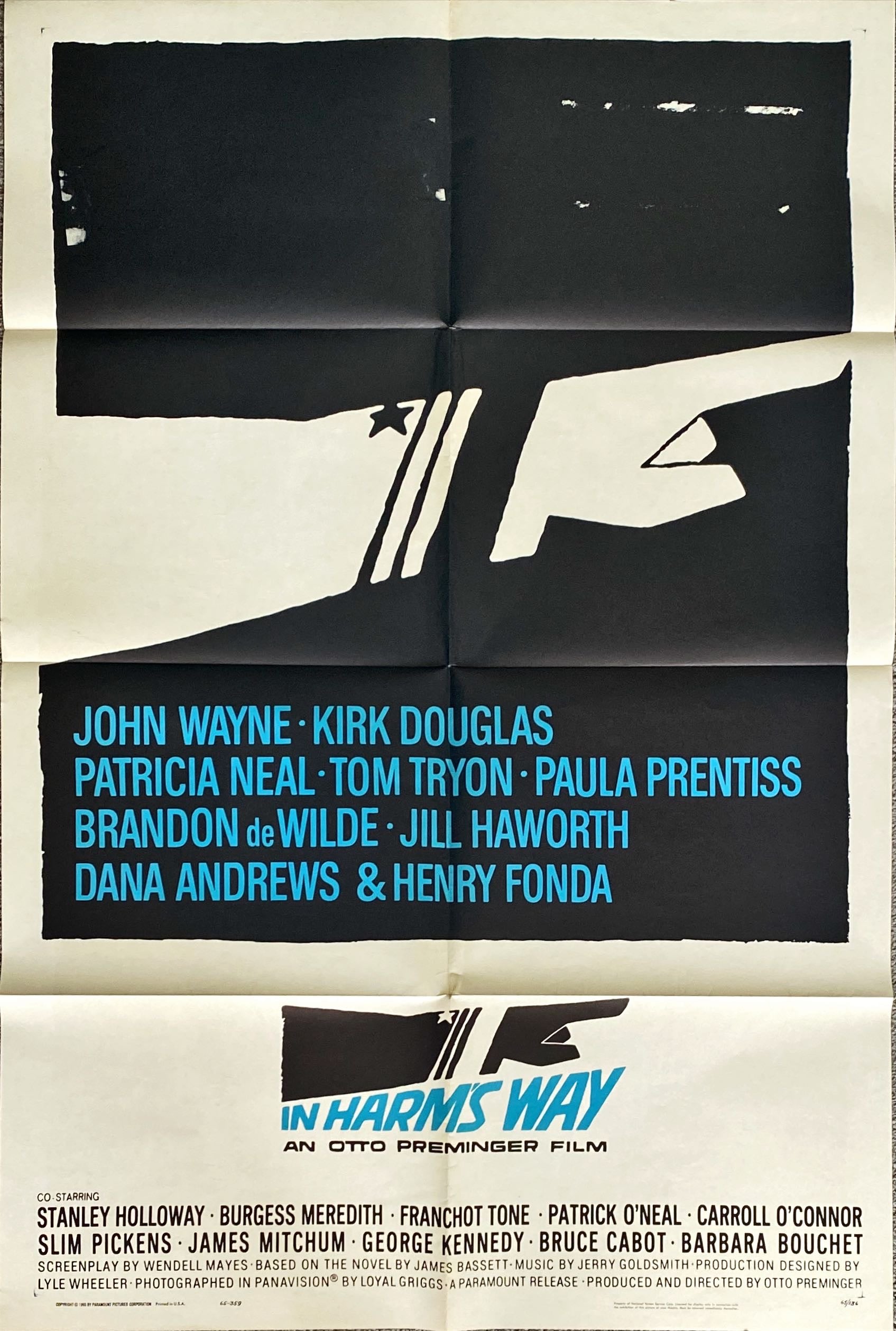 In Harm's Way (1965) One Sheet Movie Poster