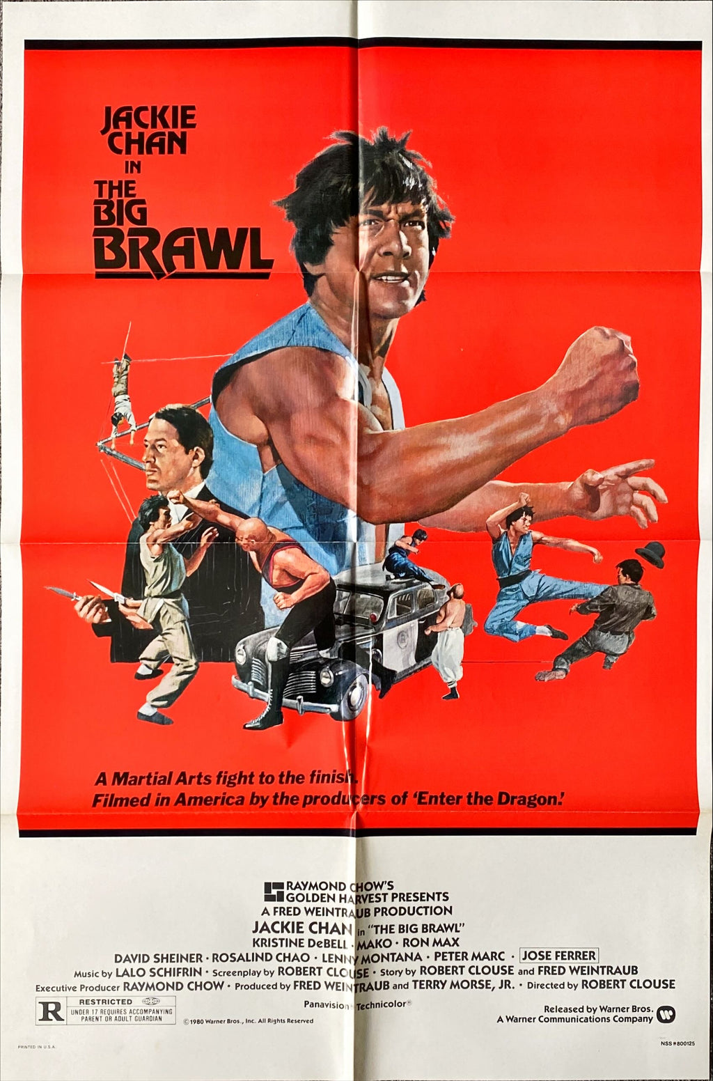 Big Brawl (1980) One Sheet Movie Poster - Early Jackie Chan