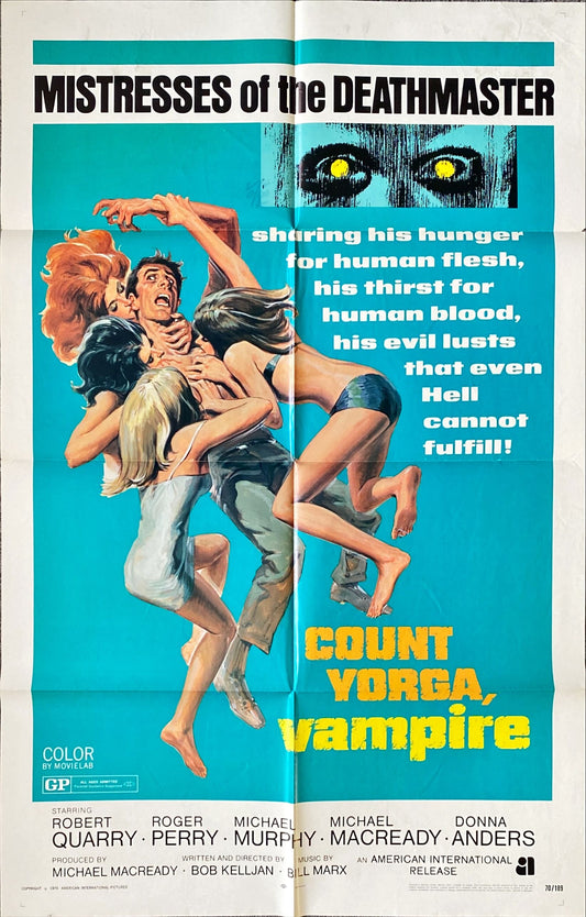 Count Yorga Vampire (1970) One Sheet Movie Poster