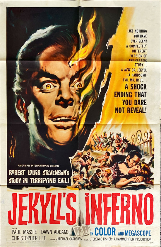 Jekylls Inferno (1961) One Sheet Movie Poster