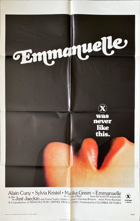 Emmanuelle (1975) One Sheet Movie Poster - Sylvia Kristel