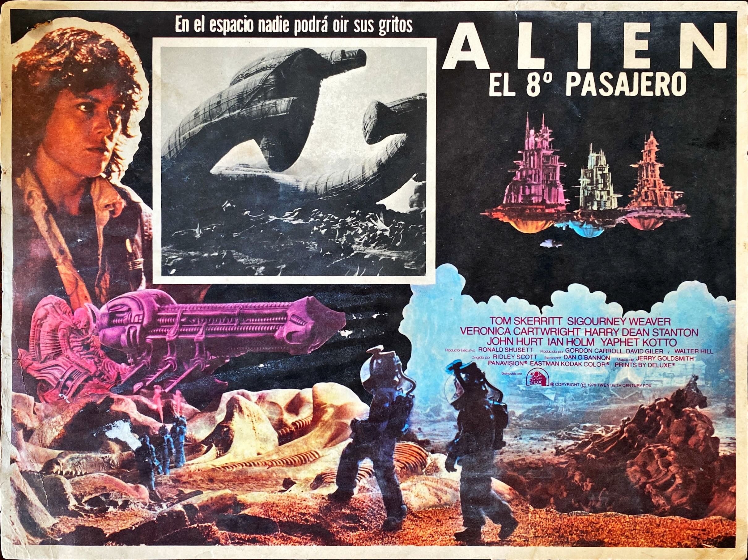 #719 - Alien - Mexican Lobby Card x3