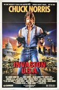 Invasion U.S.A (1985) One Sheet Movie Poster - Chuck Norris