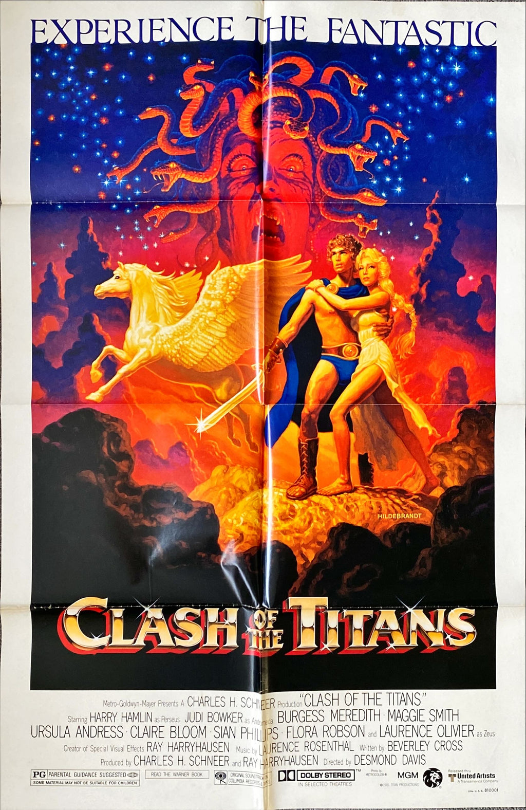 Clash of the Titans (1981) One Sheet Movie Poster