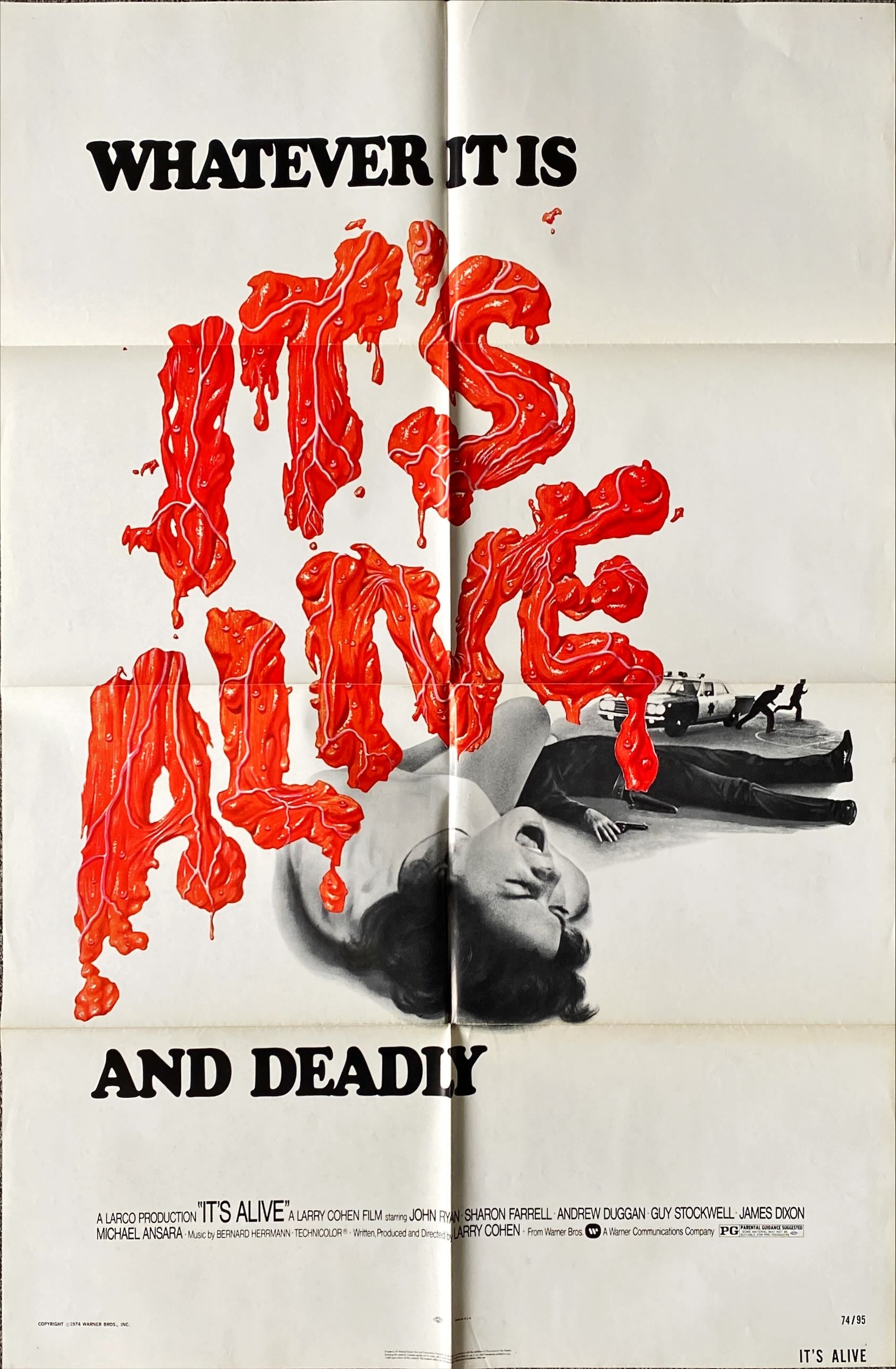 #809 IT'S ALIVE 1sh 1974 Larry Cohen
