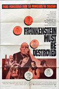 #756 FRANKENSTEIN MUST BE DESTROYED 1sh 1970