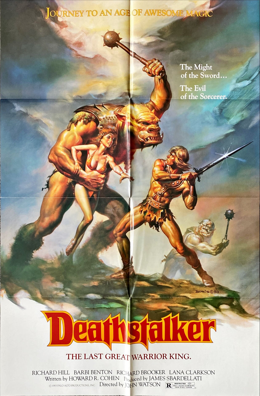 Deathstalker (1984) One Sheet Movie Poster - Boris Vallejo