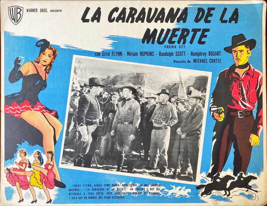 Virginia City - 3x Mexican Lobby Card